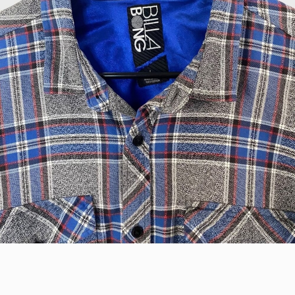 Billabong Plaid Flannel Shirt